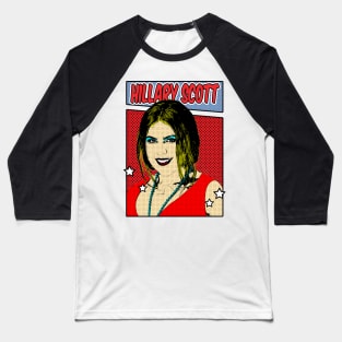 Hillary Scott // Lady Antebellum 80s Pop Art Comic Style Baseball T-Shirt